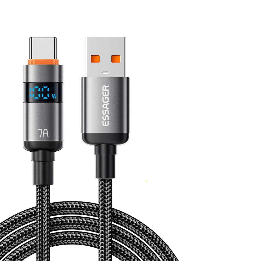 Essager 100W USB-A to USB-C Cable with Display