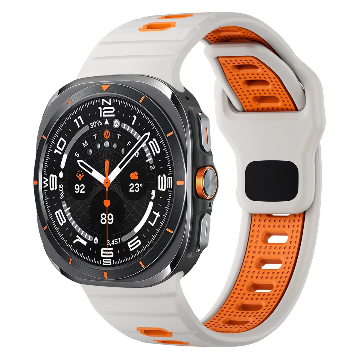 Perforated Silicone Sports Band for Samsung Galaxy Watch Ultra 2