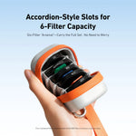 Telesin 6-Filter Compartmented Foam Storage Case
