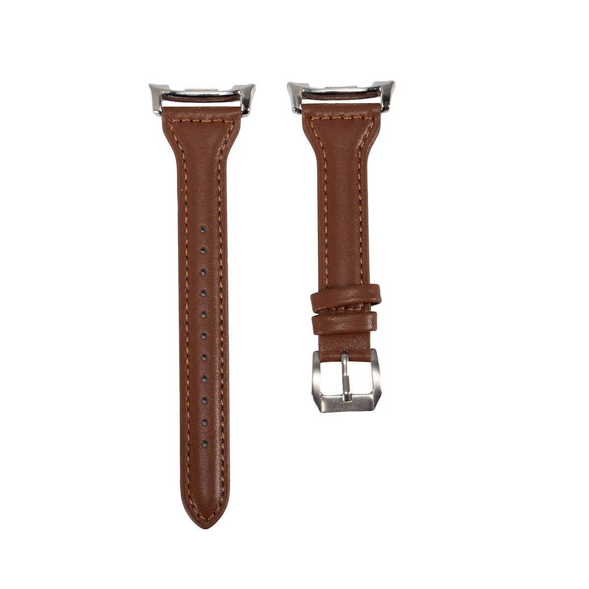 Slim Leather Strap with Waist-Curved Design for Samsung Galaxy Watch 8 Classic
