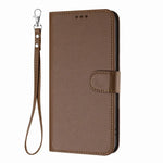iPhone 15 Series Book-Style Leather Case with Wallet Function