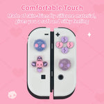 Skull-Themed Silicone D-Pad Button Caps for Nintendo Switch Joy-Con