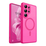 Luxury Frosted Matte Transparent Magnetic Case for Samsung Galaxy S26 Series