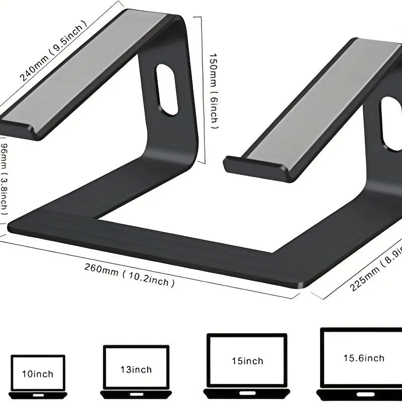 Ergonomic Aluminum Laptop Stand