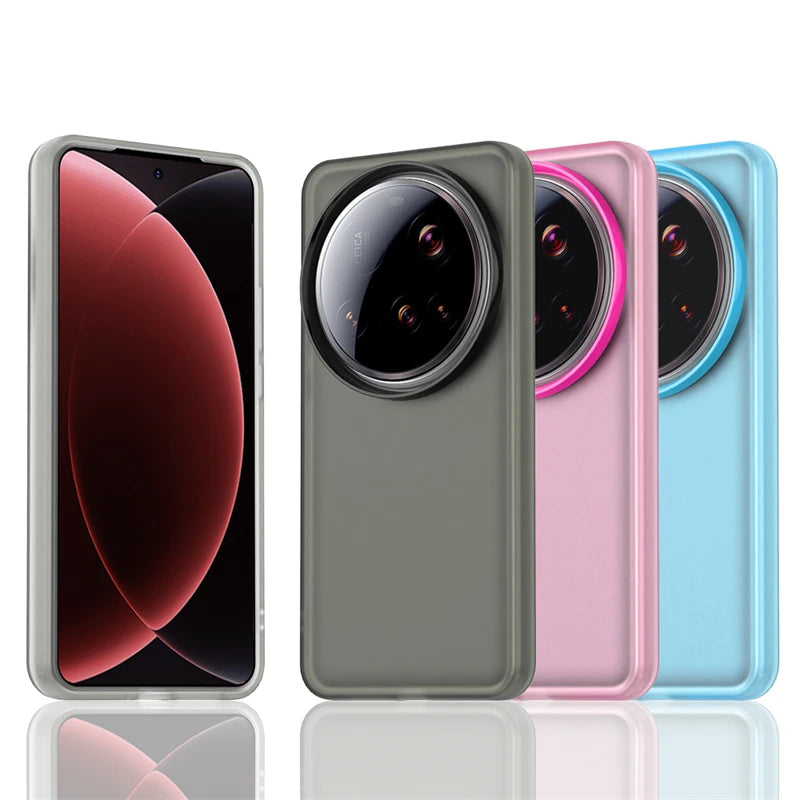 Luxury Frosted Silicone Case for Xiaomi 15 Ultra
