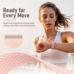 Elastic Silicone Band with Slide Buckle for Apple Watch