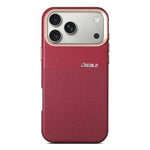 Textured PU Leather MagSafe Case with Raised Camera Ring for iPhone 18 Series