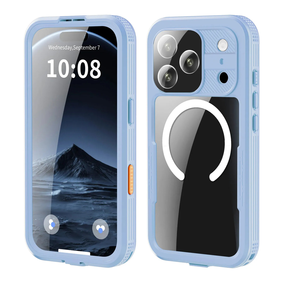 IP68 Waterproof MagSafe Case with Reinforced Corners for iPhone 18 Series