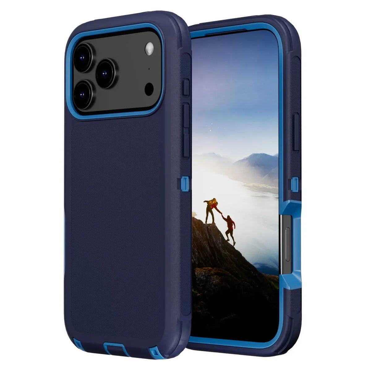 Shockproof Rugged Case with Raised Edge Protection for iPhone 17 Series