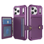 Premium Hard Leather Wallet Case for iPhone 17 Series