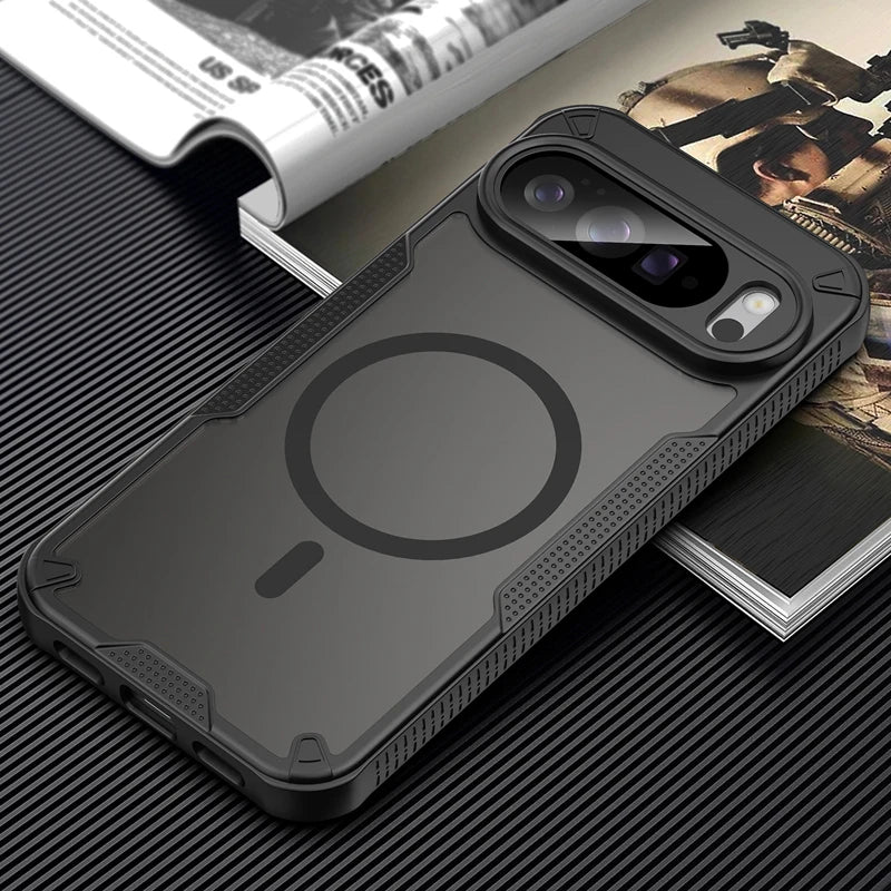 Googel Pixel 10 Series Magnetic Frosted Case with Camera Protection