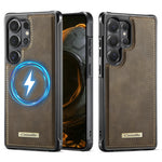 Samsung Galaxy S25 Series Magnetic Leather Phone Case