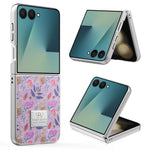 Shockproof Embossed Leather Case for Samsung Galaxy Z Flip 8