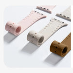 Soft Lychee Pattern Silicone Strap for Apple Watch
