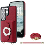 Crossbody Wallet Case with Card and Cash Slots for Samsung Galaxy S26 Series