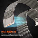 Milanese Mesh Bracelet Band with Magnetic Closure for Samsung Galaxy Watch 9