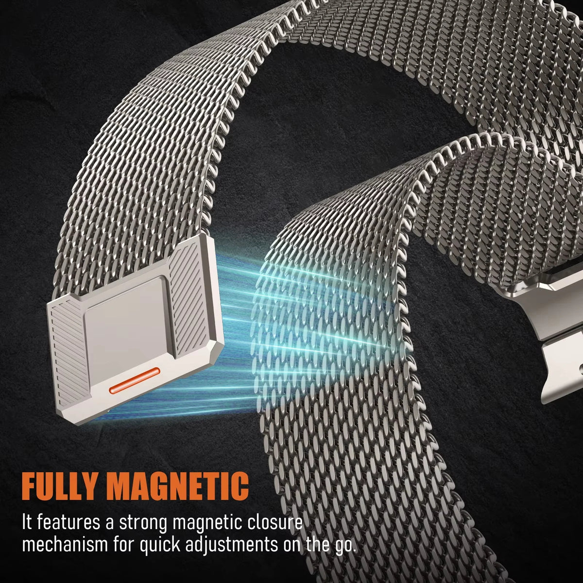 Milanese Mesh Bracelet Band with Magnetic Closure for Samsung Galaxy Watch 9