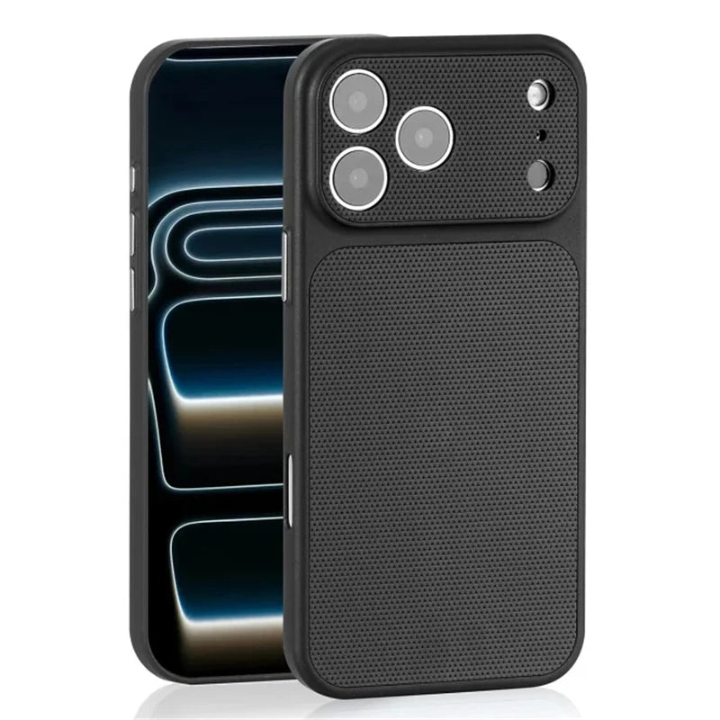 Diamond Pattern Leather MagSafe Case for iPhone 17 Series