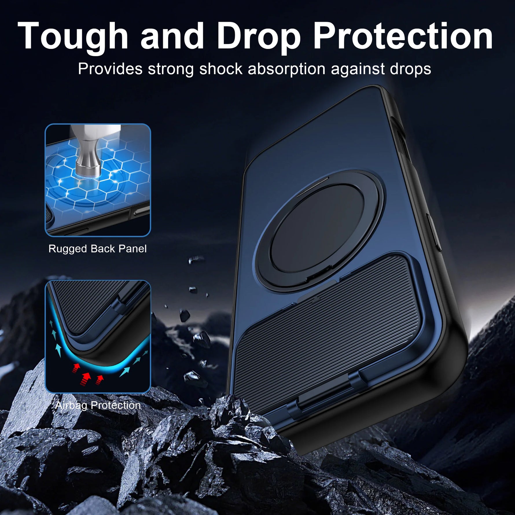MagSafe Compatible Armor Phone Case with Camera Guard for iPhone 17 Series