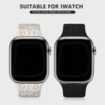 Slim Leopard Pattern Strap for Apple Watch