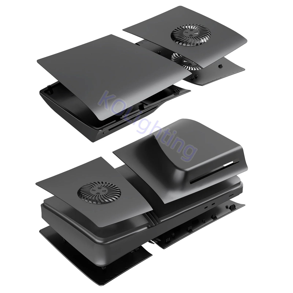 Radial Vent Replacement Faceplate For PlayStation 5 Pro Disc
