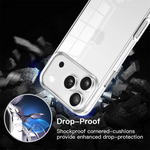 Full Protection Clear Shockproof Armor Bumper Case for iPhone 17 Series