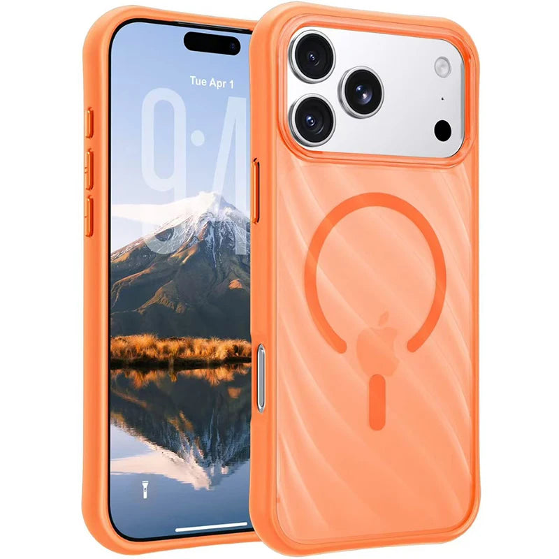 Frosted Semi-Transparent MagSafe Case for iPhone 17 Series