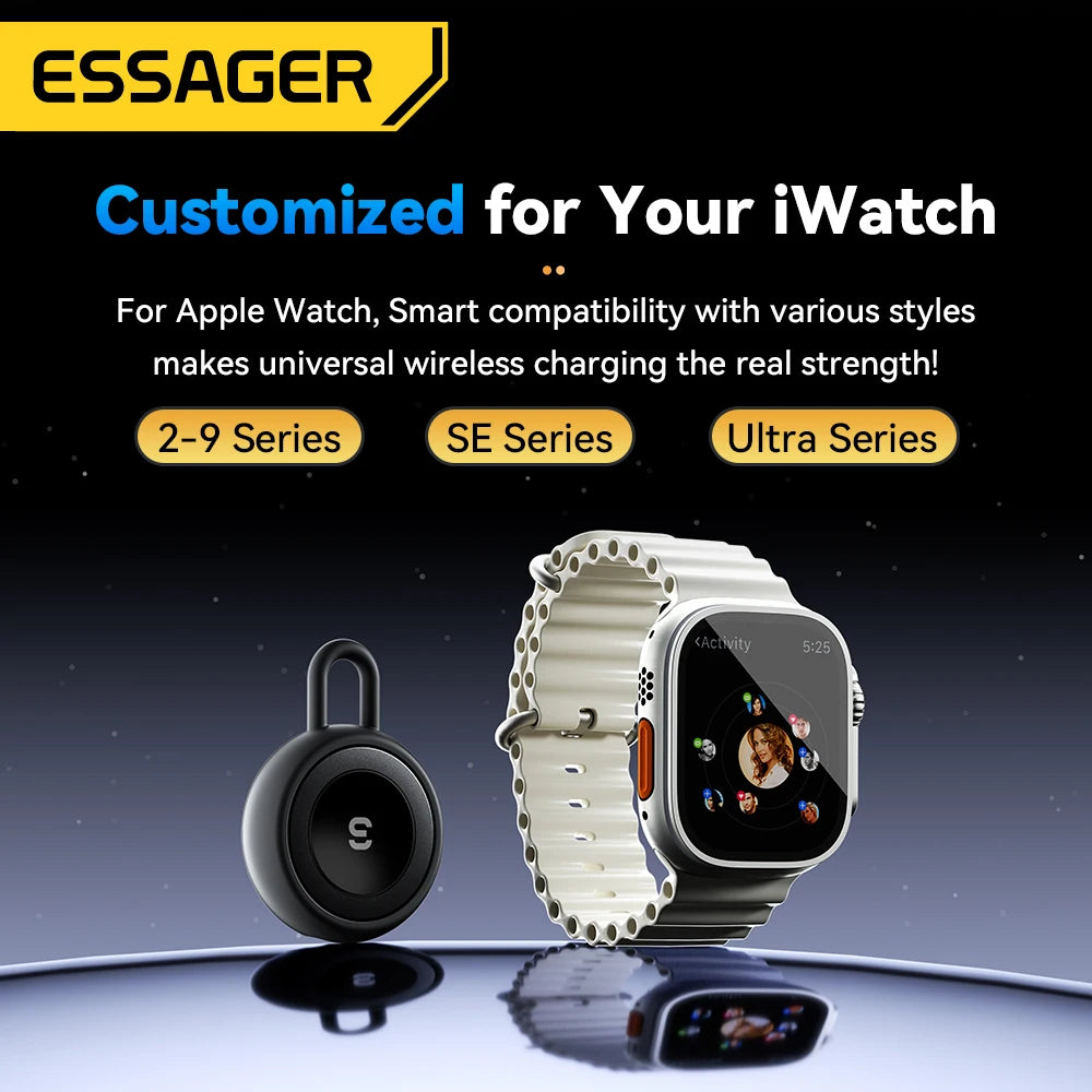 Essager USB-C Magnetic Fast Charger for Apple Watch