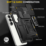 Armor Shockproof Magnetic Case with Sliding Camera Window for Samsung Galaxy S26 Series