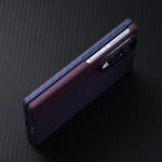 Ultra-Thin Carbon Fiber Pattern Case with Glass Film for Samsung Galaxy Z Fold 8