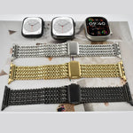 Magnetic Clasp Braided Mesh Band with Adjustable Sizing for Apple Watch