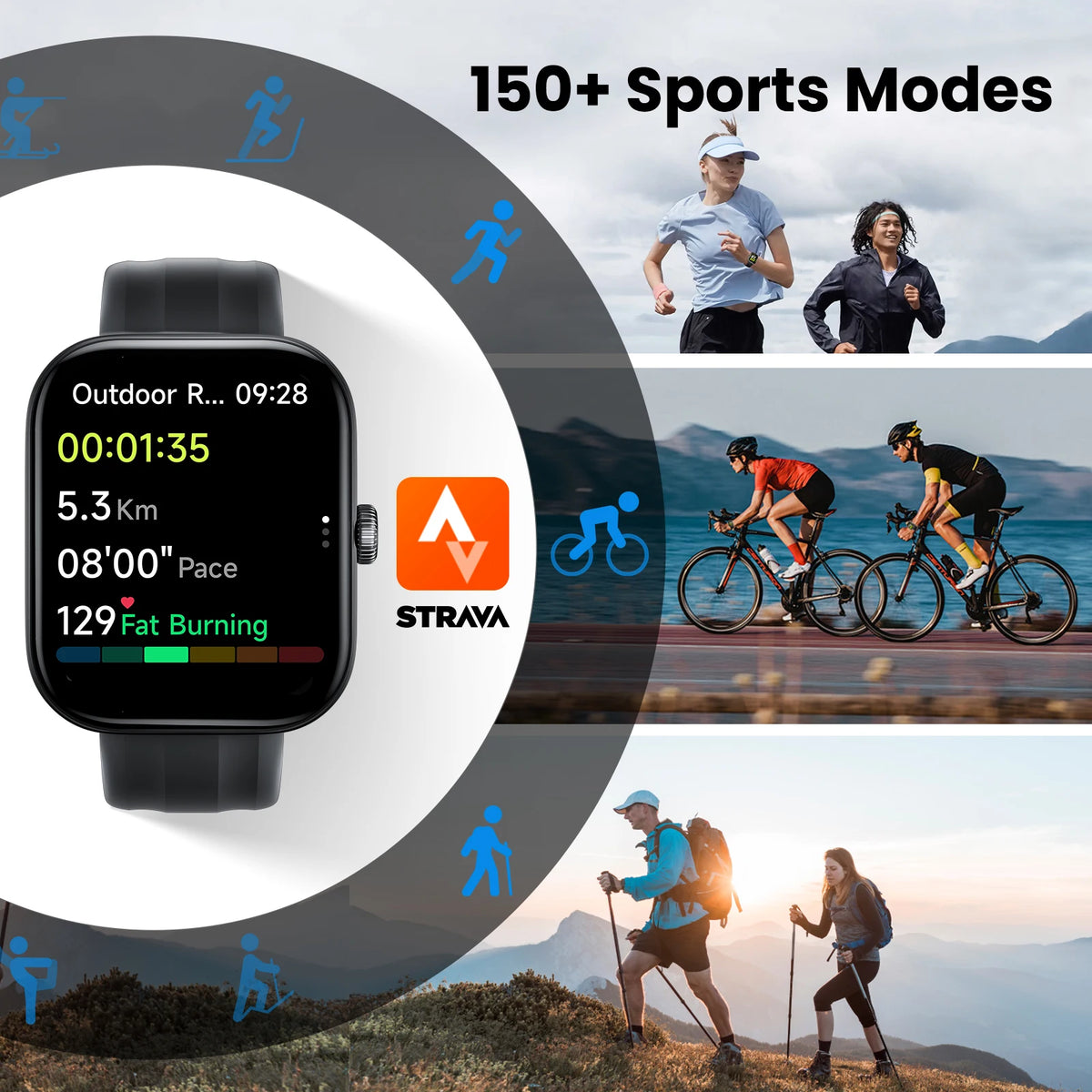 HAYLOU Watch Faro Smartwatch with 150+ Sports Modes
