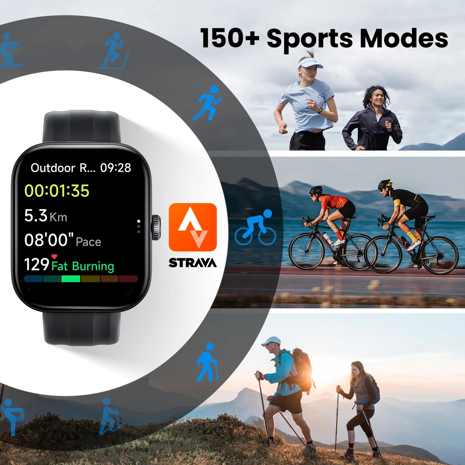 HAYLOU Watch Faro Smartwatch with 150+ Sports Modes