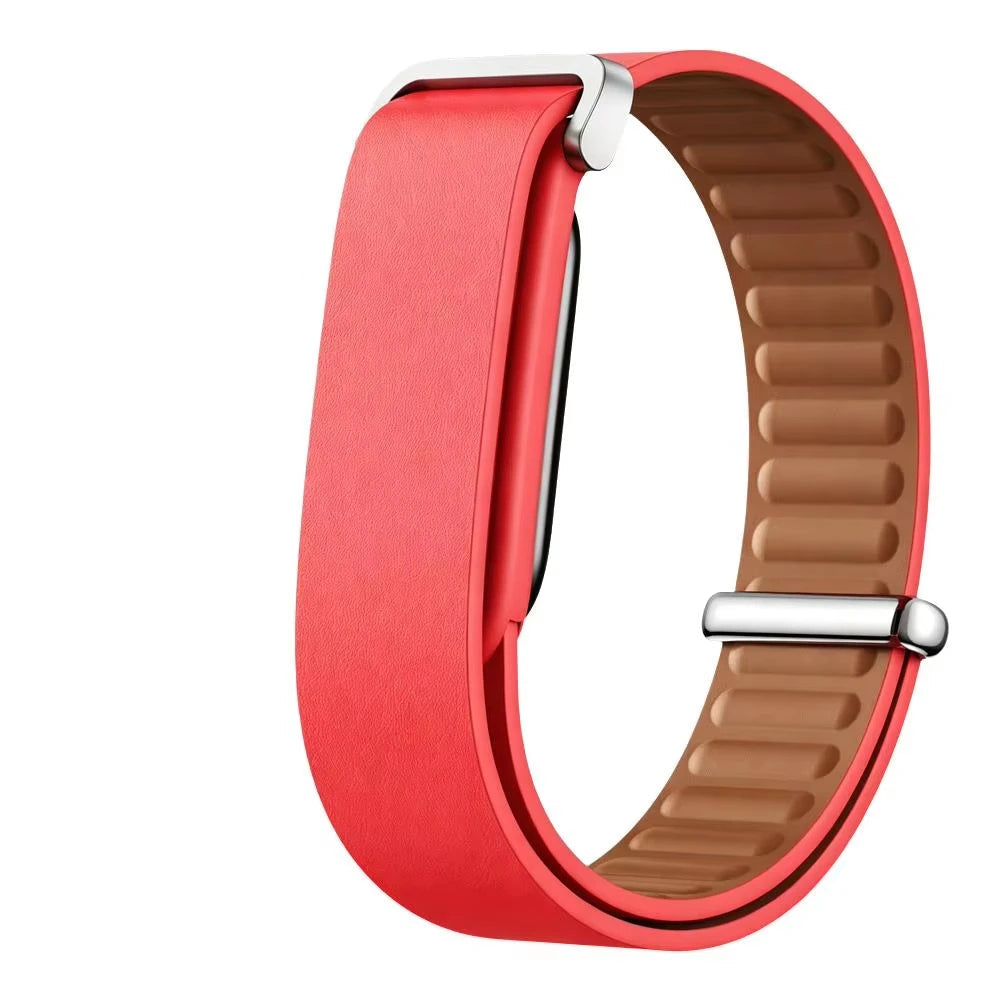 Slide-Lock Leather Strap for Google Fitbit Air