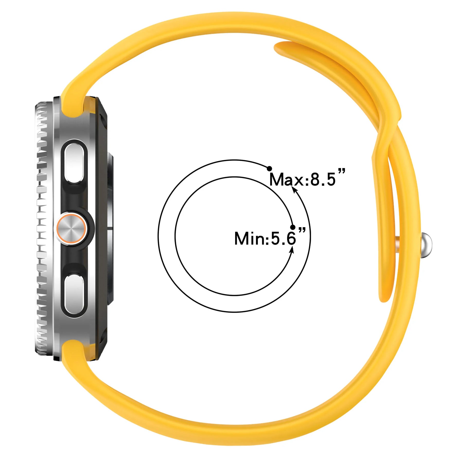 Comfortable Soft Silicone Strap for Samsung Galaxy Watch 8 / Galaxy Watch 8 Classic