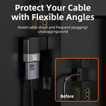 CABLETIME Left-Angle HDMI 2.1 Converter Adapter
