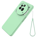 Nothing Phone 3a Pro Soft Premium Liquid Silicone Case with Flocking Interior & Strap Lanyard