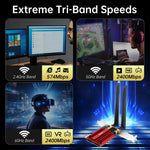 Fenvi AX210 Tri-Band WiFi 6E PCI-E Adapter