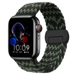 Stretchable Braided Solo Loop with Magnetic Closure for Apple Watch
