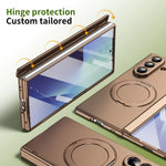 Samsung Galaxy Z Fold 6 Protective Case with 360 Degree Rotating Ring Holder