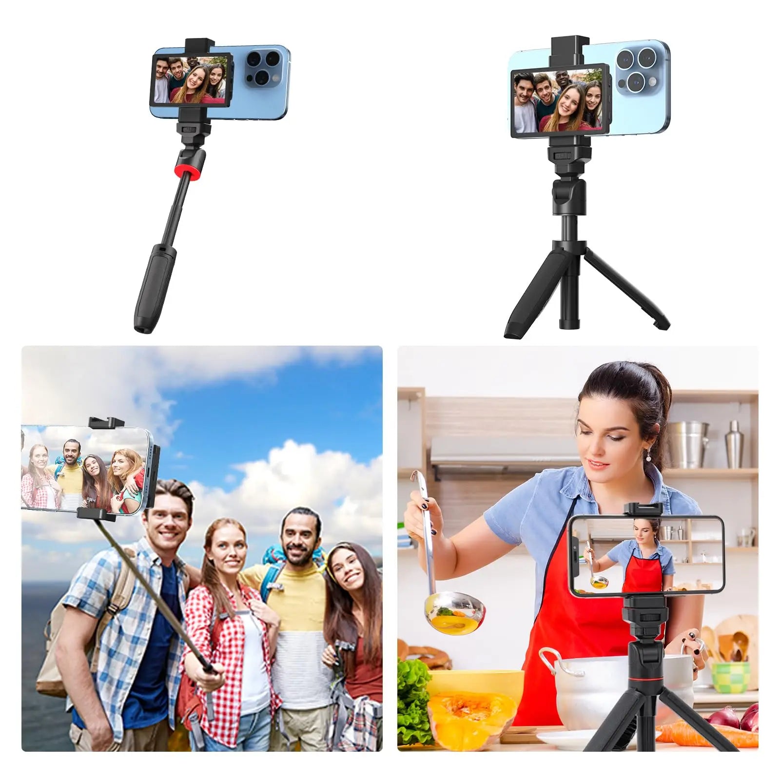 Kingma Vlog Selfie Phone Monitor Screen with Rear Camera for Selfies