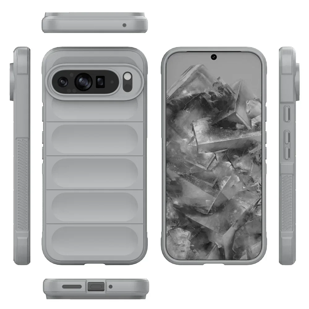 Color Liquid Silicone Matte Case for Google Pixel 9 Series