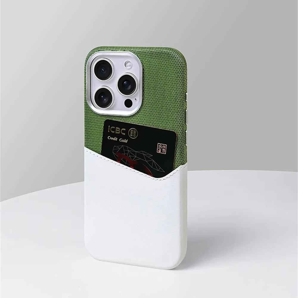 Card Holder MagSafe Leather Case for iPhone 14 Series – Style and Convenience Combined