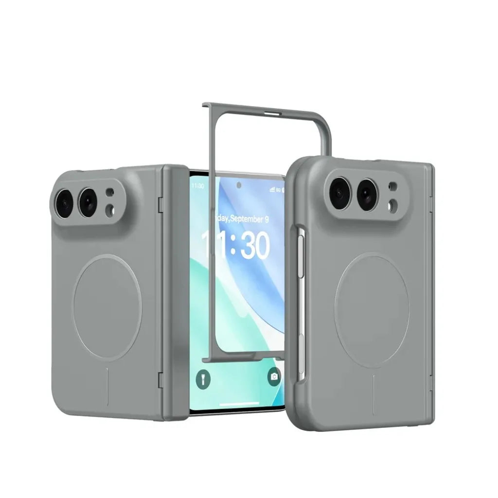 MagSafe Fold Case with Tempered Glass Screen Protection for iPhone Duo