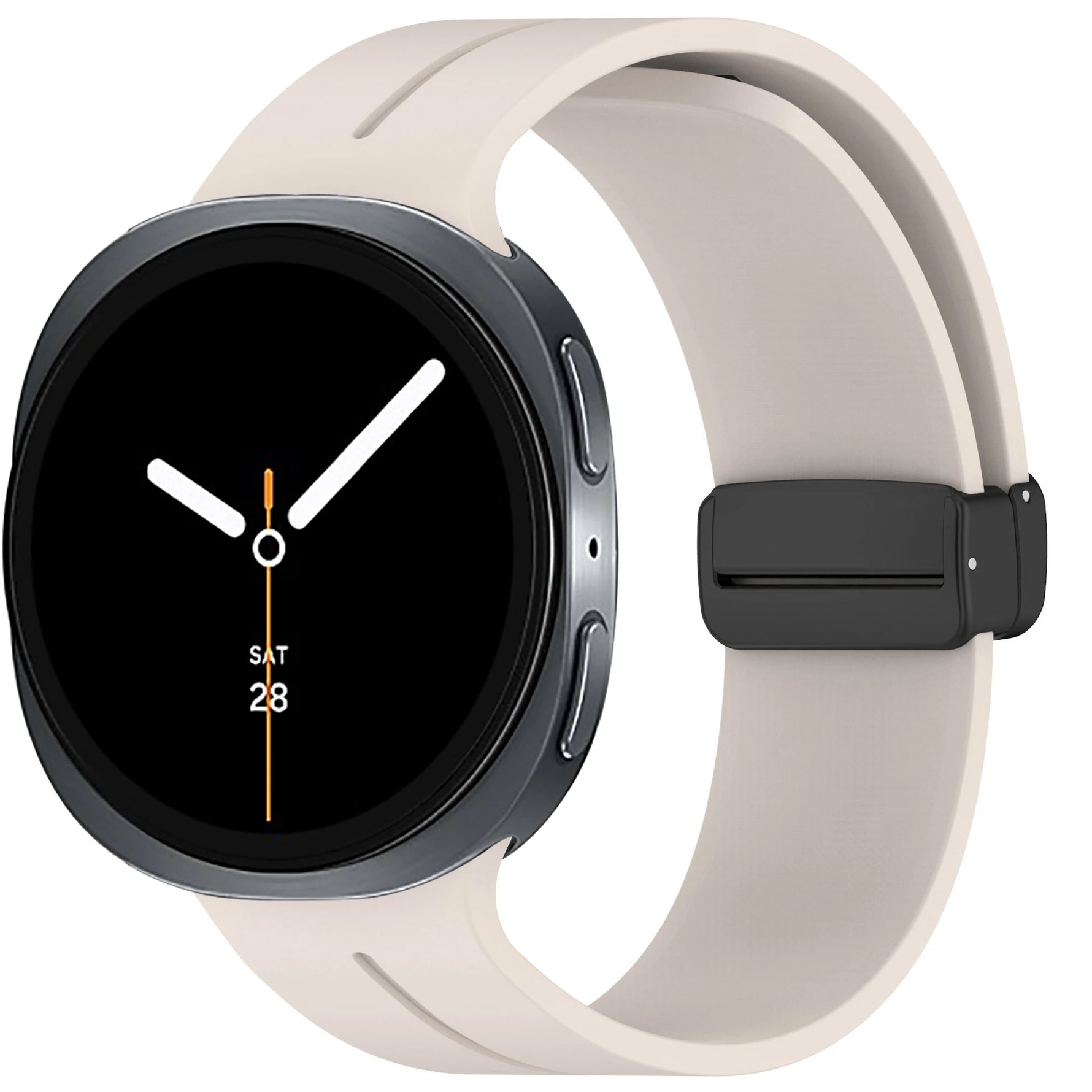 Breathable Silicone Magnetic Wristband for Samsung Galaxy Watch 8 & Galaxy Watch 8 Classic
