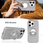 Cooling Heat Dissipation MagSafe Case with Bracket for iPhone 16 Series