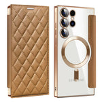 Premium Magnetic Leather Flip Case for Samsung Galaxy S24 Series