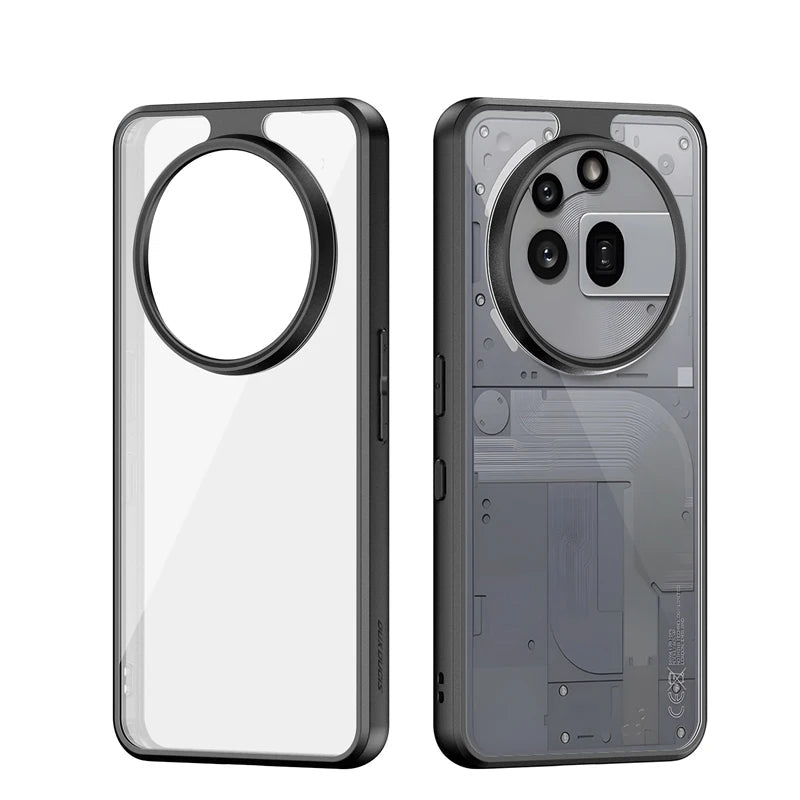 Anti-Fingerprint Transparent PC + TPU Case for Nothing Phone 3a Pro