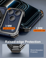 Durable Frameless Metal MagSafe Case for iPhone 17 Pro & iPhone 17 Pro Max