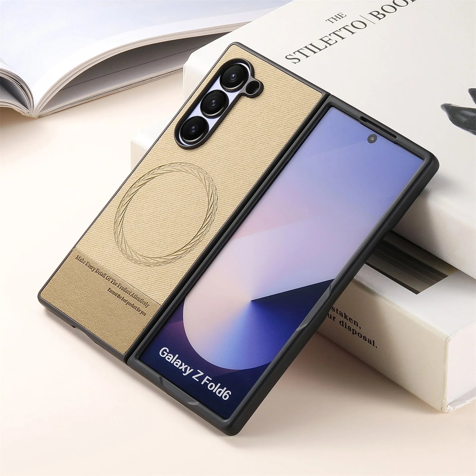 Premium Magnetic Leather Case for Samsung Galaxy Z Fold 6
